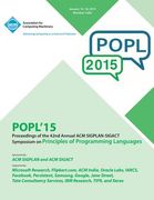 POPL 15 42nd ACM SIGPLAN-SIGACT Symposium on Principles of Programming Languages (en Inglés)