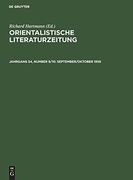 Orientalistische Literaturzeitung, Jahrgang 54, Number 9/10, September/Oktober 1959 (en Alemán)
