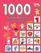 1000 Dansk Marathi Illustreret Tosproget Ordforråd (Sort-Hvid Udgave): Danish-Marathi language learning (en Danés)