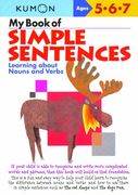 My Book of Simple Sentences: Learning About Nouns and Verbs (Kumon Workbooks) (en Inglés)