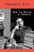 How to Write a Thesis (MIT Press) (en Inglés)