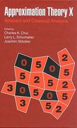 approximation theory x: wavelets, splines, and applications (en Inglés)