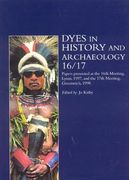 Dyes in History and Archaeology (en Inglés)