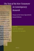 The Text of the New Testament in Contemporary Research: Essays on the Status Quaestionis (New Testament Tools, Studies, and Documents)