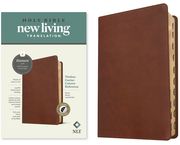 Holy Bible: New Living Translation, Rustic Brown, Leatherlike, Filament, Thinline Center-Column Reference Bible
