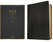 NLT Select Large Print Thinline Reference Bible, Filament Enabled (Goatskin Leather, Black, Red Letter) (en Inglés)