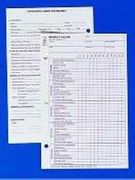 Member's Record 3-Hole Punched on Left (en Inglés)