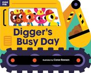 Digger's Busy Day: Shaped Board Book (Mini me) (en Inglés)