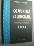 Comunitat Valenciana. Resultats Provisionals de les Eleccions Europees