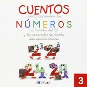 CUENTOS NÚMEROS 3 - LA FAMÍLIA DEL 20: La familia del 20 y los caramelos de menta (Cuentos para aprender los números)