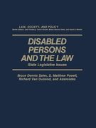 Disabled Persons and the Law: State Legislative Issues (en Inglés)