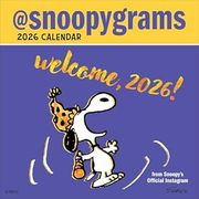 Peanuts®: @Snoopygrams 2026 Mini Wall Calendar (en Inglés)