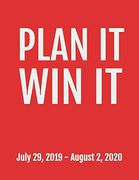 Plan it win it: July 29, 2019 - August 2, 2020. 53 Pages, Soft Matte Cover, 8. 5 x 11 (en Inglés)