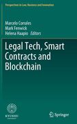 Legal Tech, Smart Contracts And Blockchain (perspectives In Law, Business And Innovation) (en Inglés)