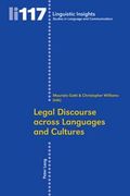 Legal Discourse Across Languages and Cultures (en Inglés)