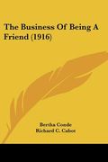 the business of being a friend (1916)