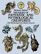 A Treasury of Fantastic and Mythological Creatures: 1, 087 Renderings From Historic Sources (Dover Pictorial Archive) (en Inglés)