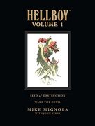 Hellboy Library Edition, Volume 1: Seed of Destruction and Wake the Devil (en Inglés)