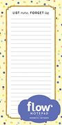 List More, Forget Less Magnetic Notepad (Flow) (en Inglés)