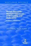 Human Resource Management Issues in Accounting and Auditing Firms: A Research Perspective (en Inglés)