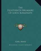 the eighteenth brumaire of louis bonaparte