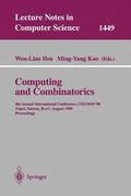 computing and combinatorics: 4th annual international conference, cocoon'98, taipei, taiwan, r.o.c., august 12-14, 1998 proceedings (en Inglés)