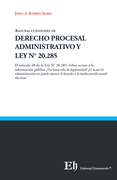 DERECHO PROCESAL ADMINISTRATIVO Y LEY N° 20.285