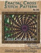 Fractal Cross Stitch Pattern No. 143 (en Inglés)