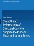 strength and deformations of structural concrete subjected to in-plane shear and normal forces (en Inglés)