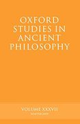 Oxford Studies in Ancient Philosophy: Volume 37 (en Inglés)
