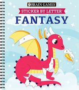 Brain Games - Sticker by Letter: Fantasy (en Inglés)