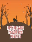 Happy Halloween coloring book for Kids 4-8: Halloween Coloring Books For Kids, Halloween coloring books, Halloween coloring Book (Halloween Books) (en Inglés)