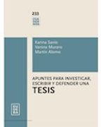 Apuntes Para Investigar Escribir y Defender una
