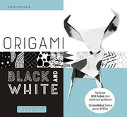 Origami. Black and White