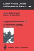 experimental robotics iii: the 3rd international symposium, kyoto, japan, october 28 - 30, 1993