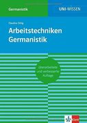 Arbeitstechniken Germanistik (en Alemán)