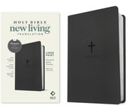 Nlt Large Print Premium Value Thinline Bible, Filament-Enabled Edition (Leatherlike, Black Cross)