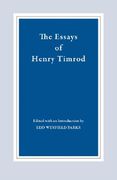 the essays of henry timrod (en Inglés)