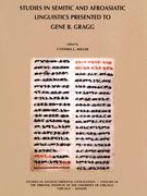 Studies in Semitic and Afroasiatic Linguistics Presented to Gene B Gragg (en Inglés)
