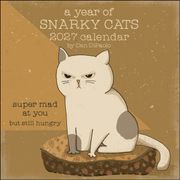 A Year of Snarky Cats 2027 Wall Calendar (en Inglés)