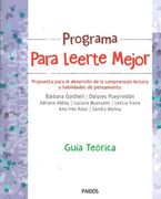 Programa Para Leerte Mejor Guia Teorica Docente