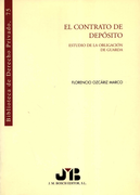 El contrato de depósito.