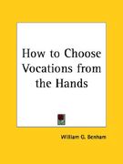 how to choose vocations from the hands