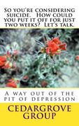 So you're considering suicide. How could you put it off for just two weeks? Let's talk. (en Inglés)