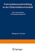 Unternehmensentwicklung in der Elektrizitätswirtschaft: Die Umsetzung des Nachfragemanagements (in German)