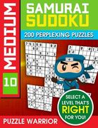 Medium Samurai Sudoku: 200 Perplexing Puzzles (en Inglés)