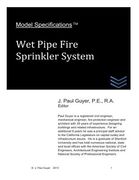 Model Specifications: Wet Pipe Fire Sprinkler System (en Inglés)