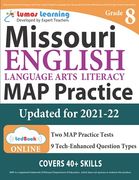 Missouri Assessment Program Test Prep: Grade 8 English Language Arts Literacy (Ela) Practice Workbook and Full-Length Online Assessments: Map Study Guide (en Inglés)