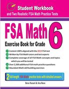 FSA Math Exercise Book for Grade 6: Student Workbook and Two Realistic FSA Math Tests (en Inglés)