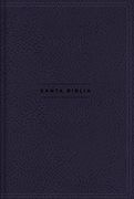 Biblia NVI una Columna con Referencias Piel Azul Marino (in Spanish)